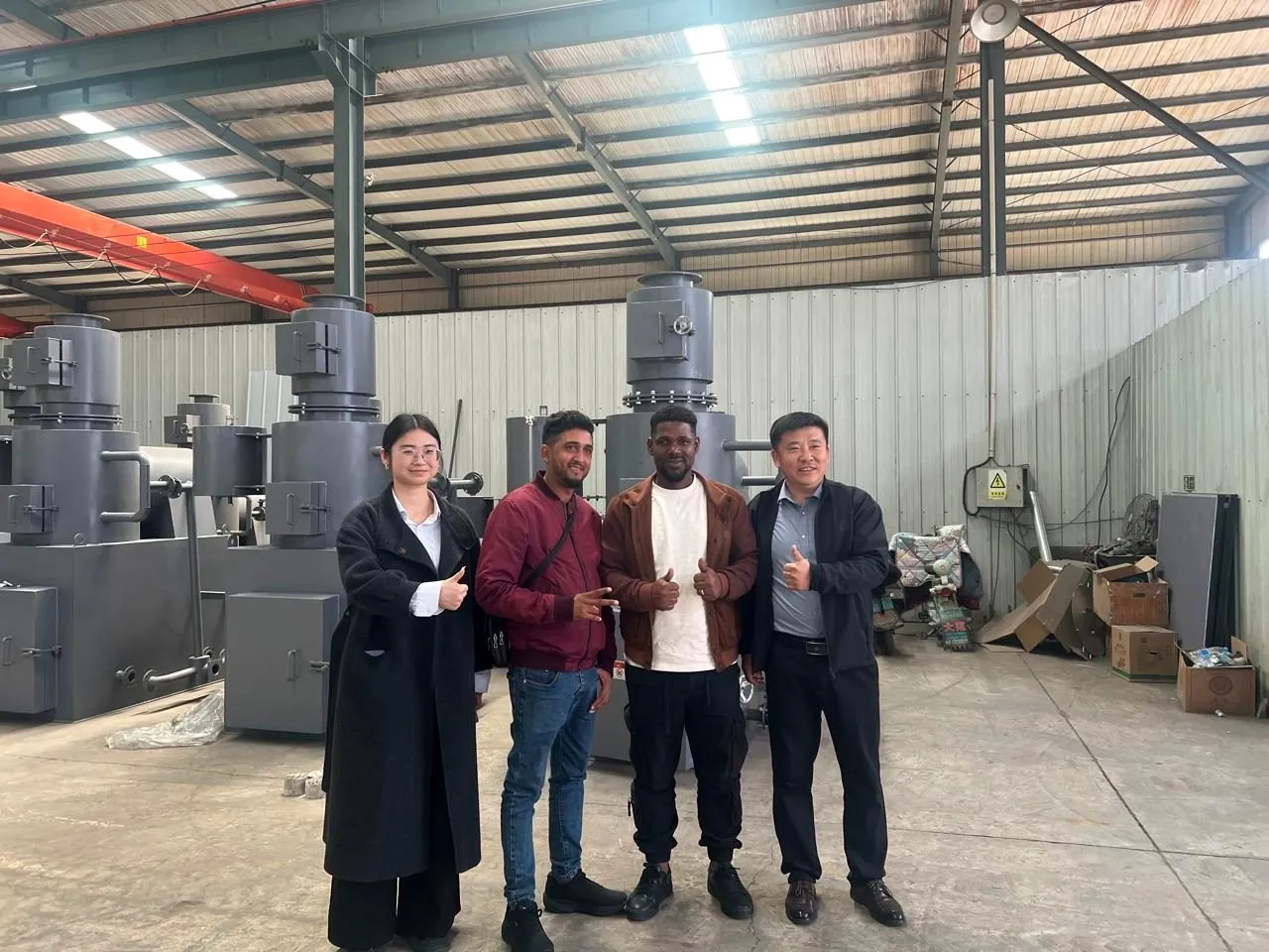 Visita a fabricante de equipamento industrial
